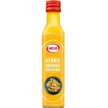 Hela salade en sandwich dressing kerrie ananas