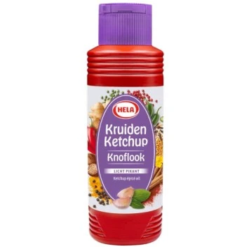 Hela Kruiden Ketchup Knoflook (300 ml.)