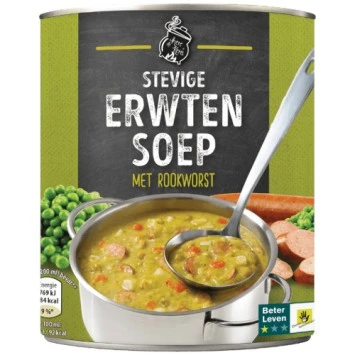 Hete ketel hollandse erwtensoep