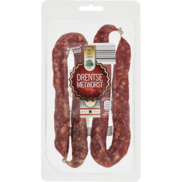 De Drie Eiken Drentse Metworst (2 x 120 gr.)