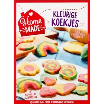 Home Made kleuren koekjes