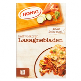 Honig half volkoren lasagne bladen