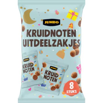 Jumbo Kruidnoten Uitdeelzakjes (8 x 50 gr.)