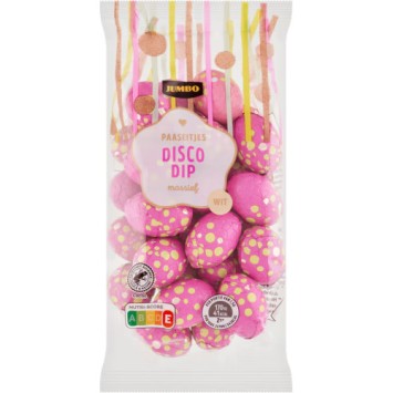 Jumbo Paaseitjes Wit Discodip (200 gr.)