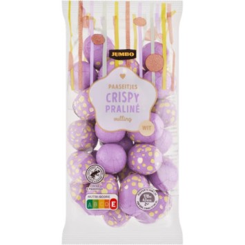 Paaseitjes witte chocolade crispy praline vulling