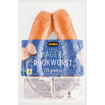 Jumbo Extra Magere rookworst 275 gr.