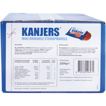 Kanjers Originele Mini Stroopwafels per stuk verpakt