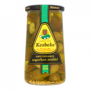 Kesbeke Amsterdamse Augurken Middel Zoetzuur (675 gr.)