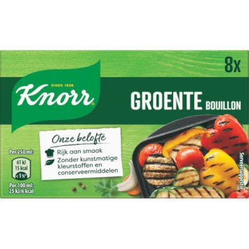 Knorr groente bouillon tabletten