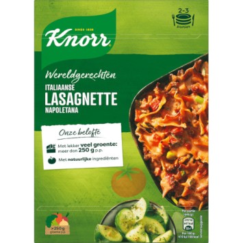 Knorr Wereldgerechten - Italiaanse Lasagnette Napoletana (228 gr.)