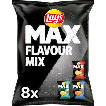 Lay's Max Flavor Mix Uitdeelzakjes (8 x 40 gr.)