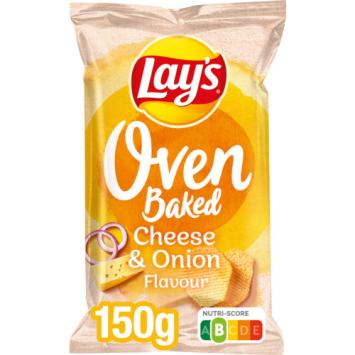 Lay\'s oven baked cheese onion chips