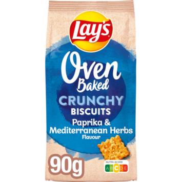 Lay\'s oven baked crunchy biscuits paprika