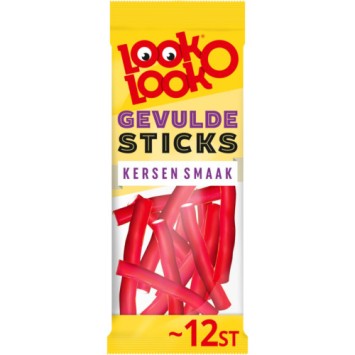 Look-O-Look Gevulde Sticks Kersensmaak (115 gr.)