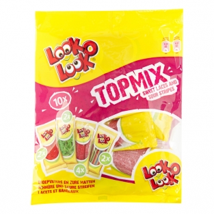 Look-O-Look Topmix Candy Laces and Sour Stripes (10 pieces)
