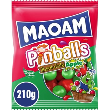 Maoam Pinballs Absolutely Apple (210 gr.) 