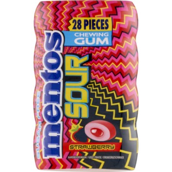 Mentos Sour Gum Strawberry