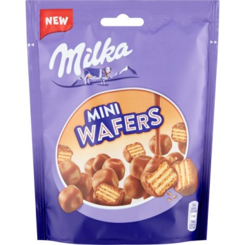 Milka Mini Wafers Melkchocolade