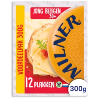 Milner Jong Belegen Kaas Plakken Voordeelverpakking