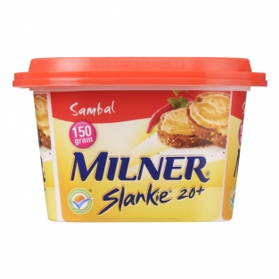 Milner Slankie smeerkaas 20+ sambal (150 gr.)