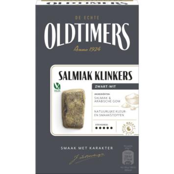 Oldtimers Zwart-wit Salmiak Klinkers
