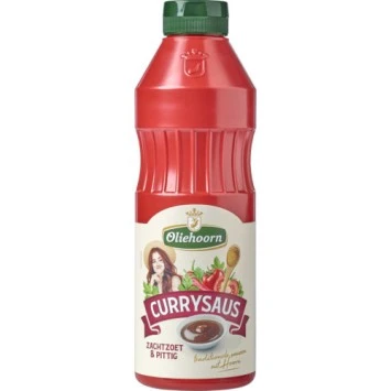 Oliehoor Currysaus 750 ml.