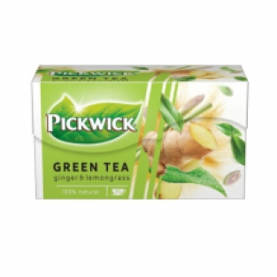 Pickwick Green Tea Ginger & Lemongrass (20 stuks)