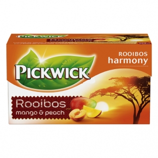 Pickwick Rooibos Tea Mango & Peach (20 stuks)