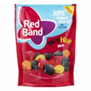 Red Band Drop Fruit Mix 30% Minder Suiker