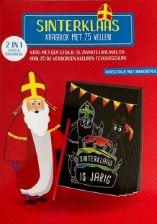 Sinterklaas krasblok
