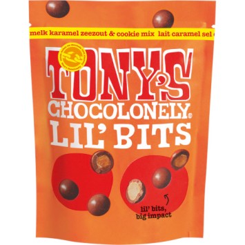 Tony\'s Chocolonely Lil\' Bits Karamel Zeezout