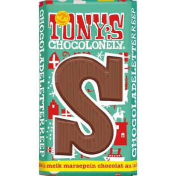 Tony's Chocolonely Letterreep S Melk Marsepein