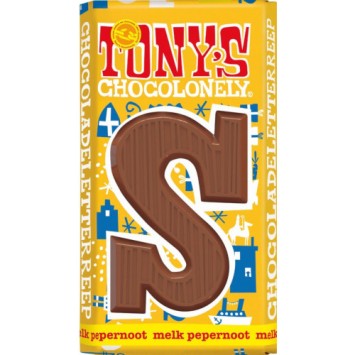 Tony's Chocolonely Letterreep Melk met Pepernoot