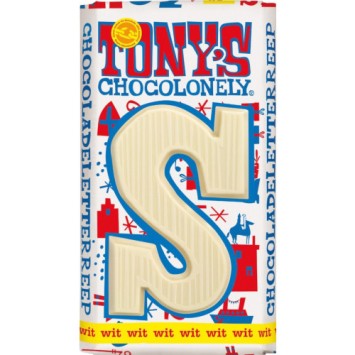 Tony's Chocolonely Letterreep S wit