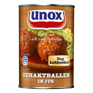 Unox meatball in gravy (420 gr.)
