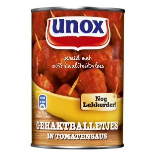 Unox meatballs in tomato sauce (420 gr.)