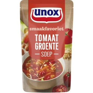 Unox Soep In Zak Tomaat Groente 570 Ml