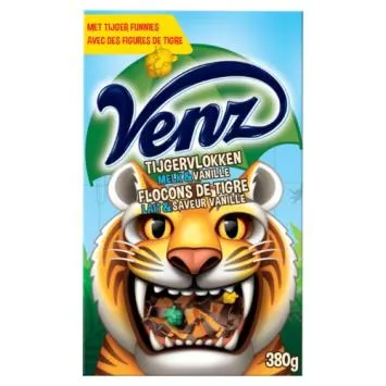 Venz Tijgervlokken Melk/Vanille