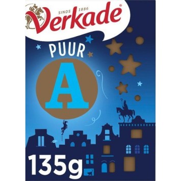 Verkade Chocoladeletter Puur