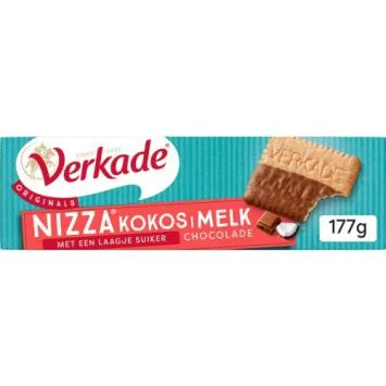 Verkade Nizza Kokos Chocolade Melk