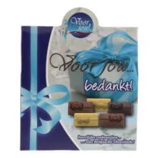 Nederlandse bedankt chocolade