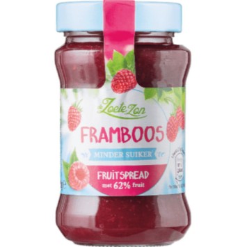 Zoete Zon Framboos Fruitspread Minder Suiker (310 gr.)