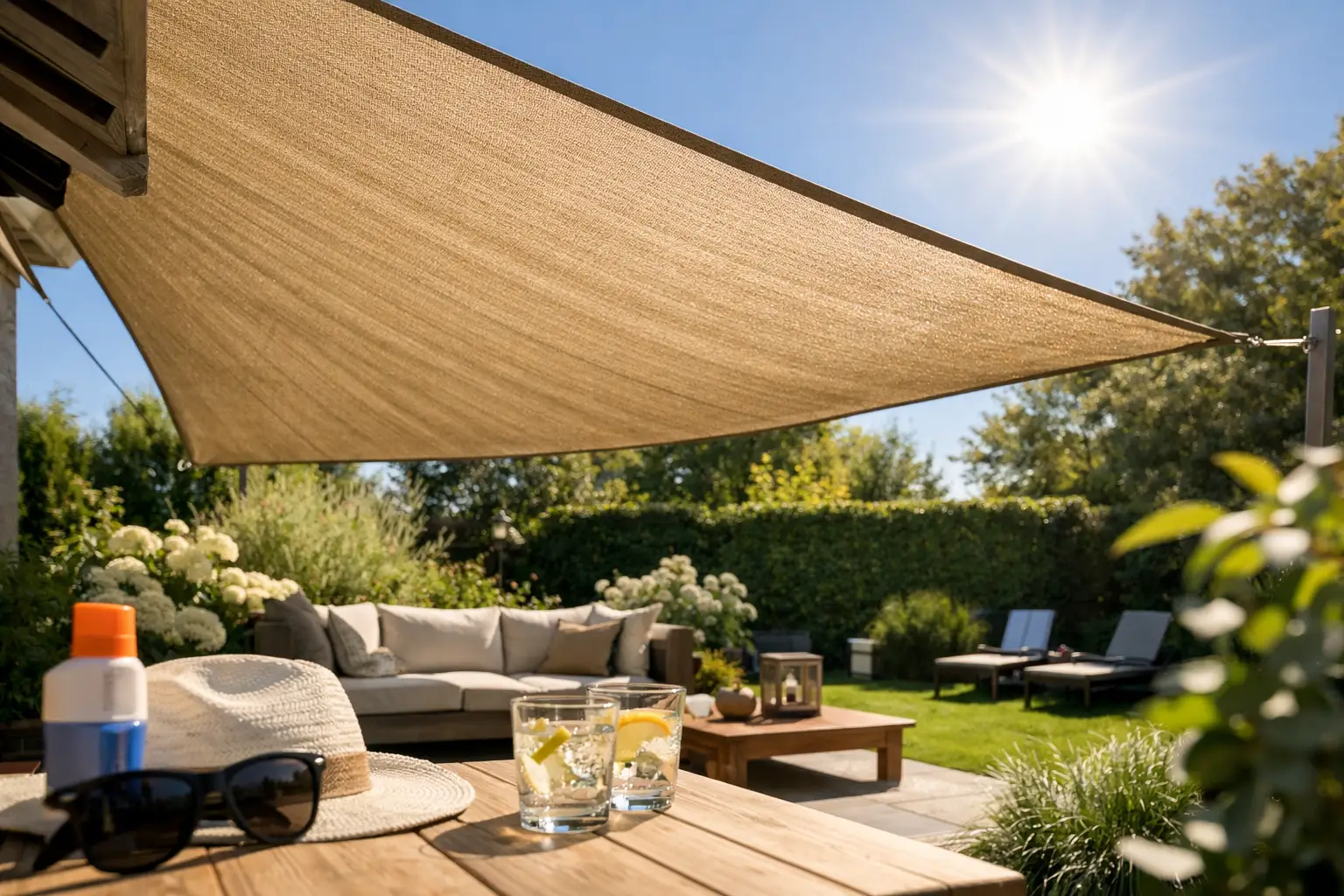 UV bescherming schaduwdoek tuin uitgelegd