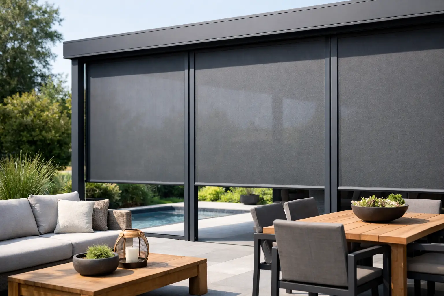 Verticale screens kiezen voor buitenruimte