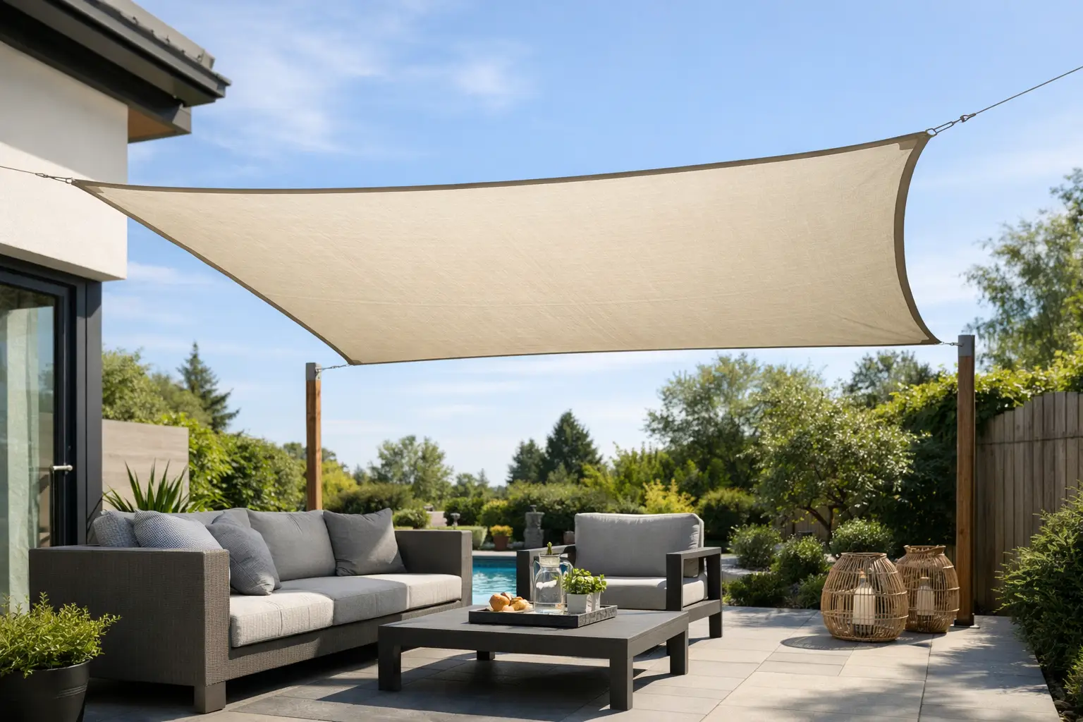 Vierkant zonnezeil kopen zonder miskoop