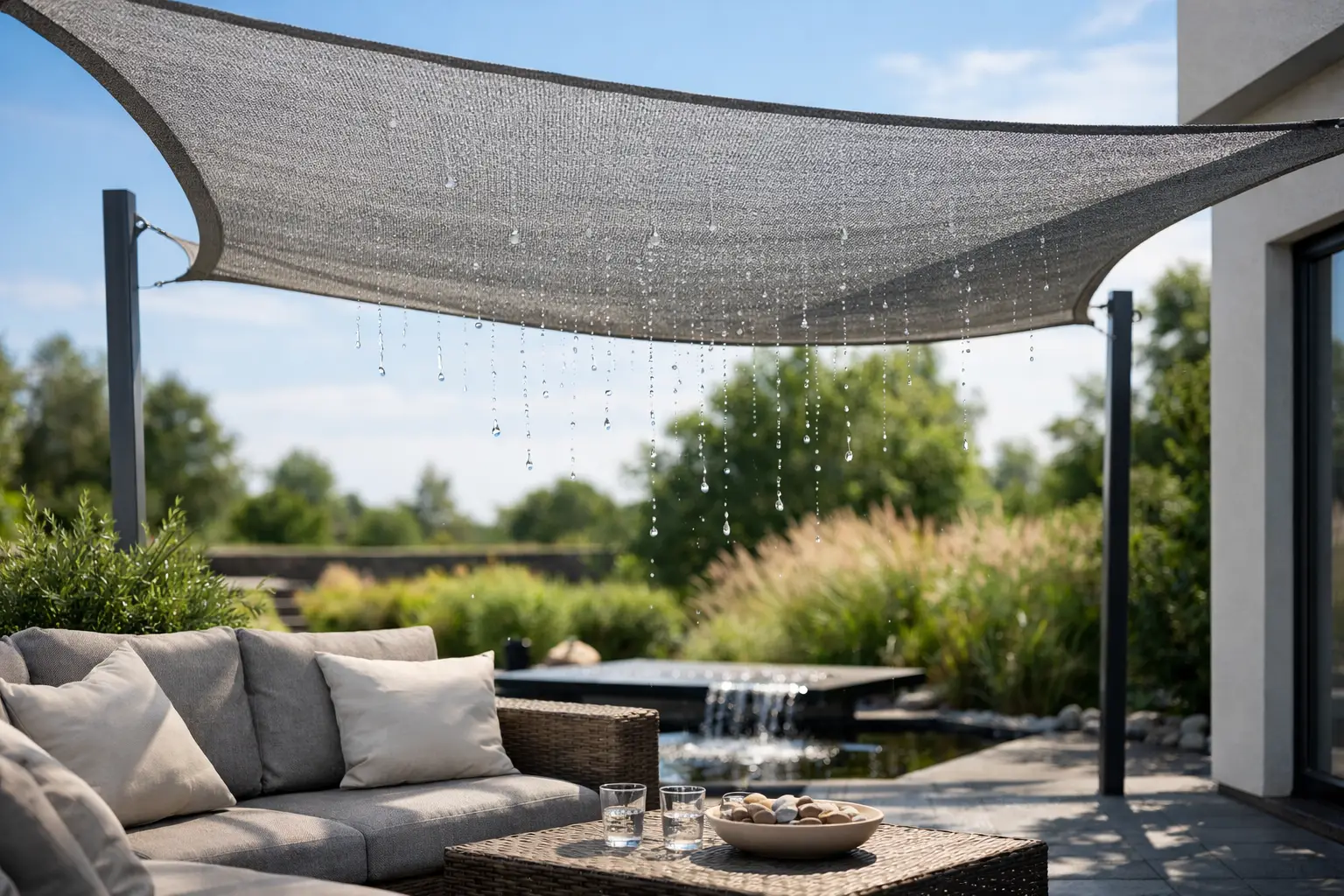 Waterdoorlatend HDPE schaduwdoek kiezen