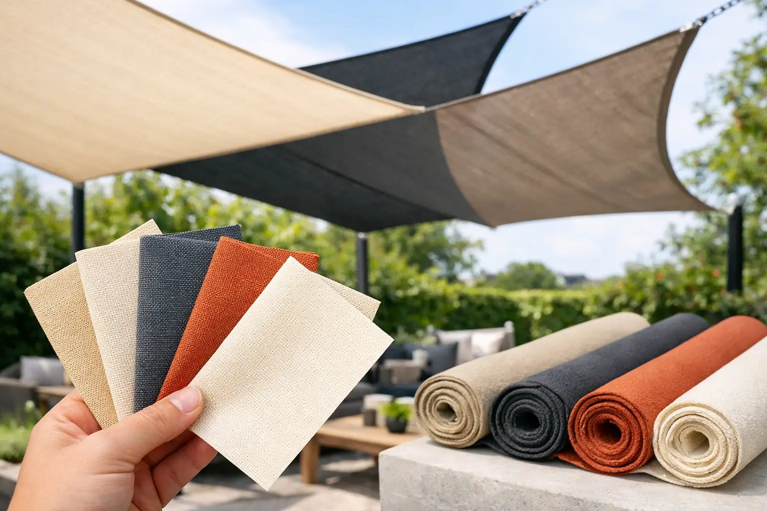 Welke kleur schaduwdoek kiezen?