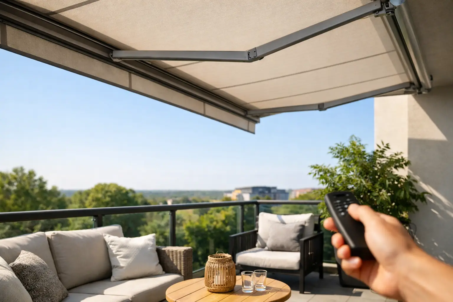 Zonnescherm balkon kiezen zonder miskoop