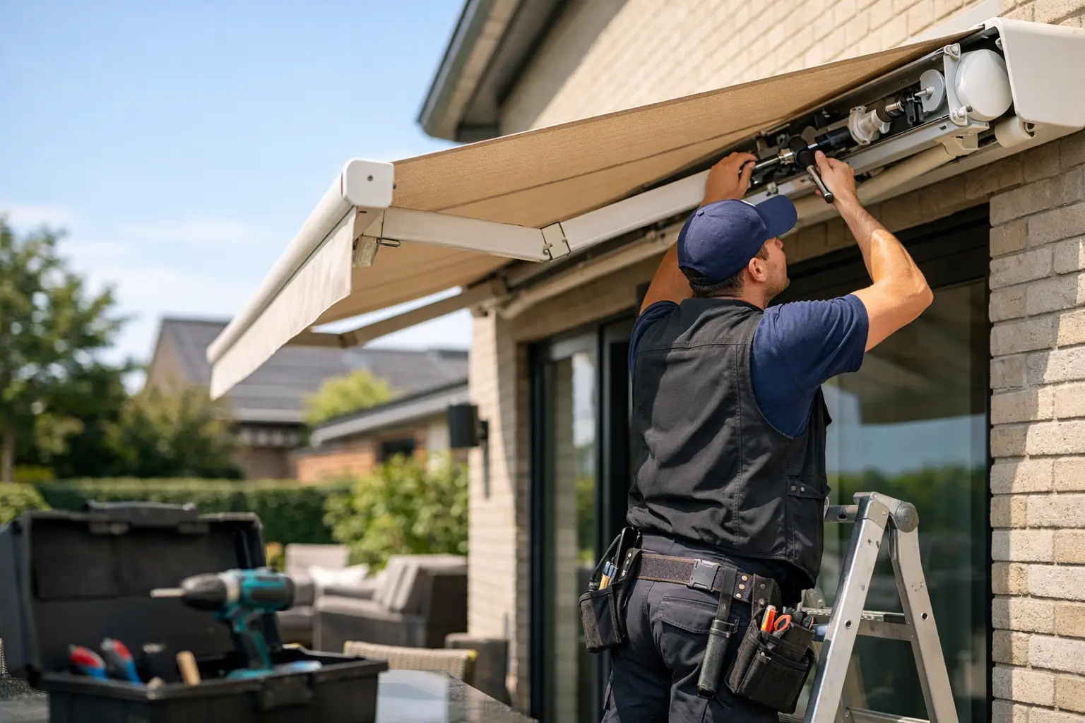 Zonnescherm reparatie Bergeijk: wat nu?