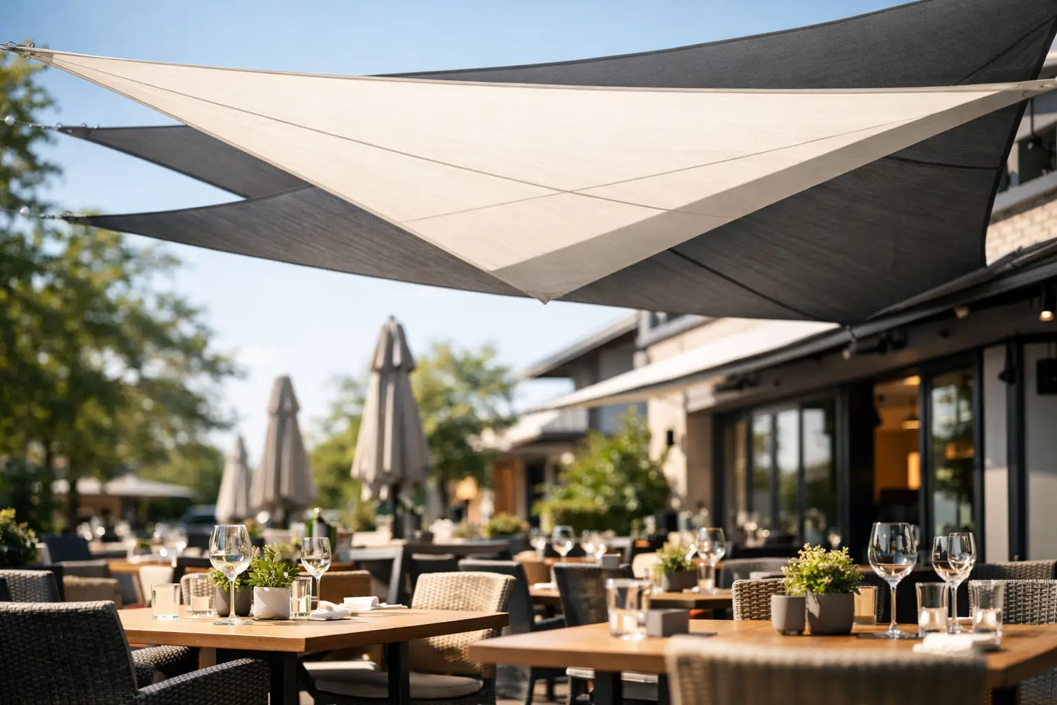 Zonnezeil horeca terras kiezen zonder miskoop